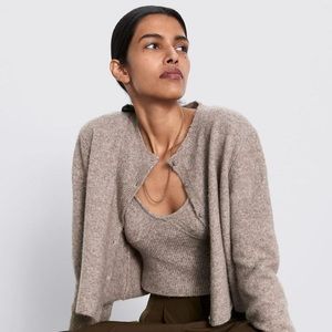 Zara Cardigan/Crop Set